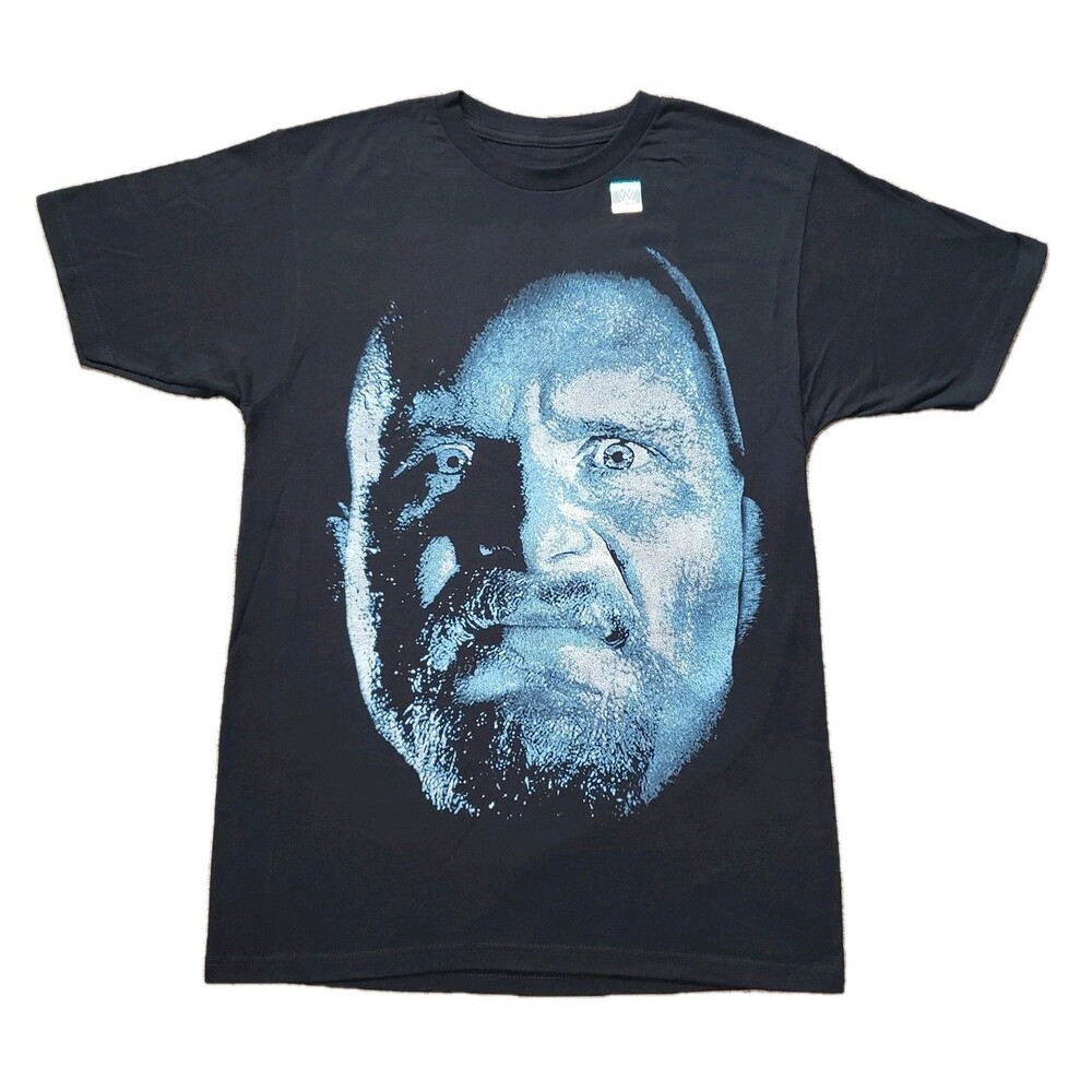 NWT Stone Cold Steve Austin Big Face Medium Mens Black Double Side T-Shirt WWE
